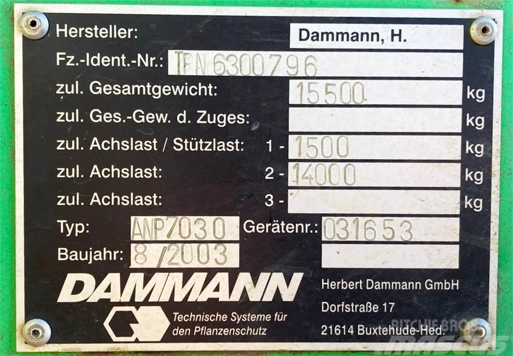 Dammann ANP 7030 Profi Class - Tandemspritze 30m Ťahané postrekovače