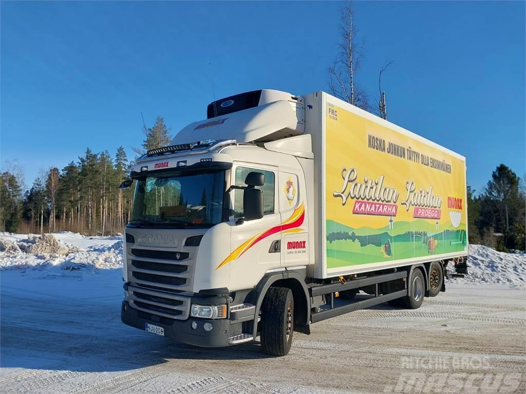 Scania G450 LB6X2*4, FRC-kori, kylmäkone, pl-nostin Chladiarenské nákladné vozidlá