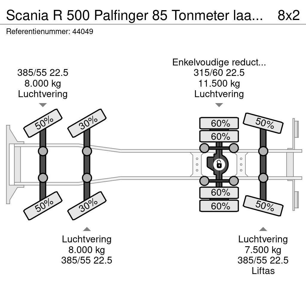 Scania R 500 Palfinger 85 Tonmeter laadkraan Univerzálne terénne žeriavy