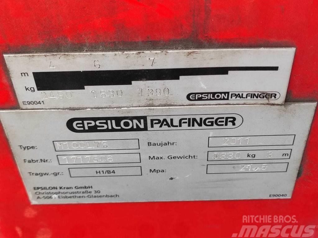 Palfinger EPSILON M100L75 Nakladacie žeriavy