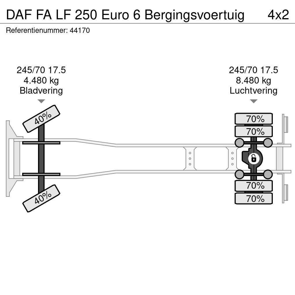 DAF FA LF 250 Euro 6 Bergingsvoertuig Vyslobodzovacie vozidlá