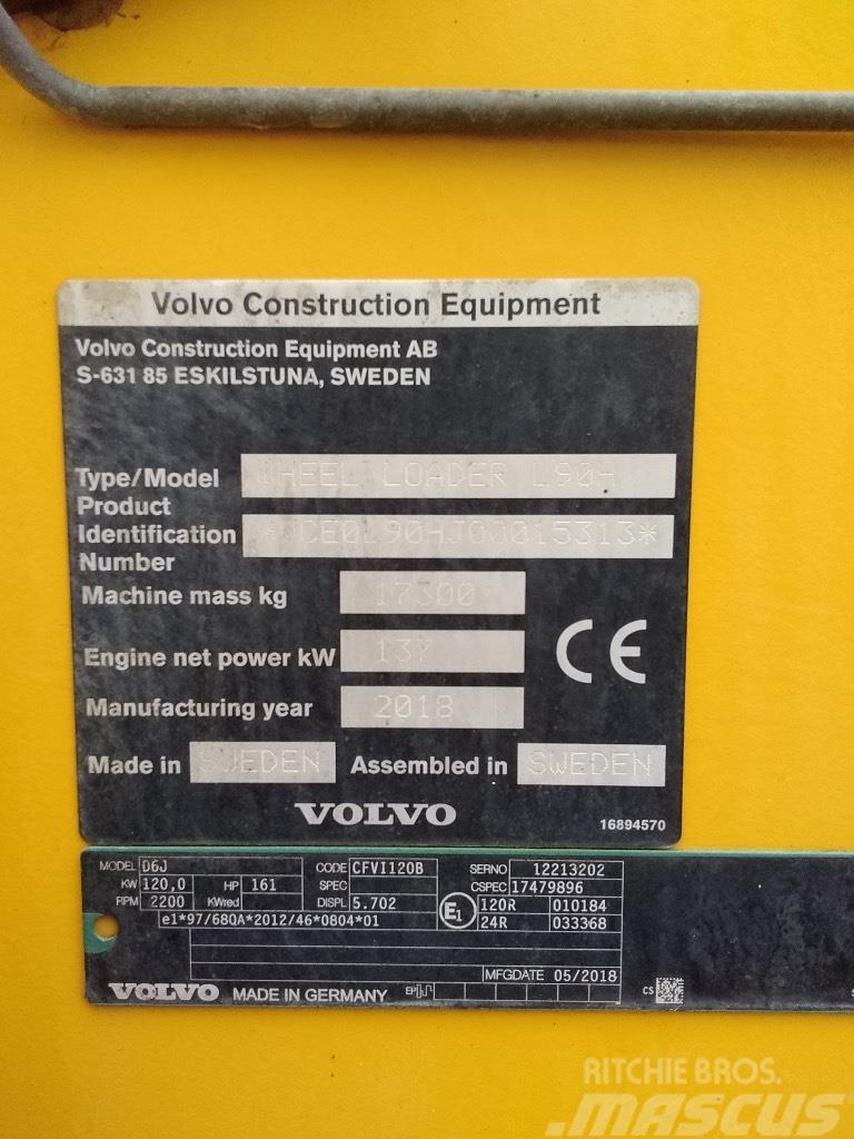 Volvo L 90 H Kolesové nakladače