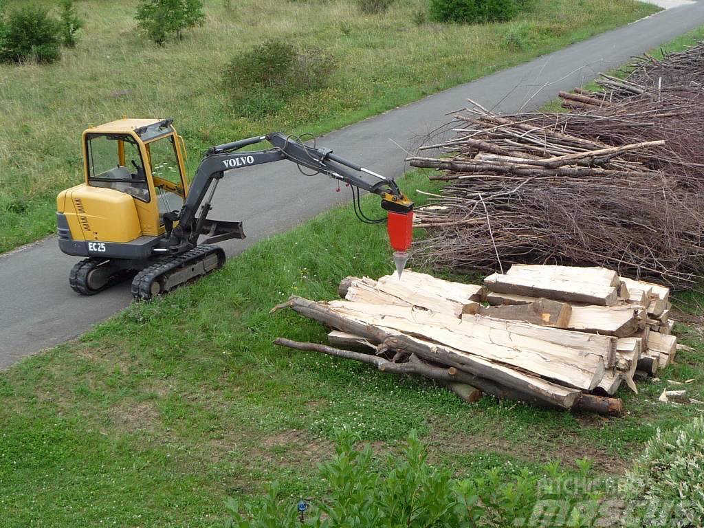  Konusni cepilec drv za bagre Kegelspalter Holzspal Sekačky a rezačky dreva