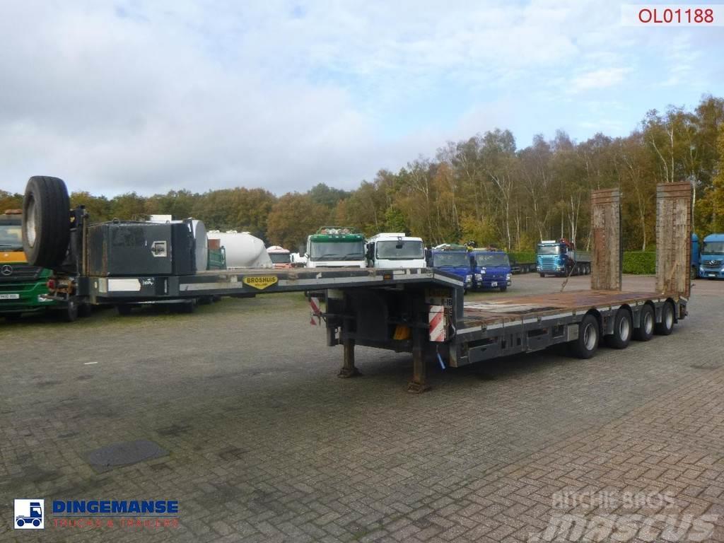 Broshuis 4-axle semi-lowbed trailer 71t + ramps + extendabl Podvalníkové návesy