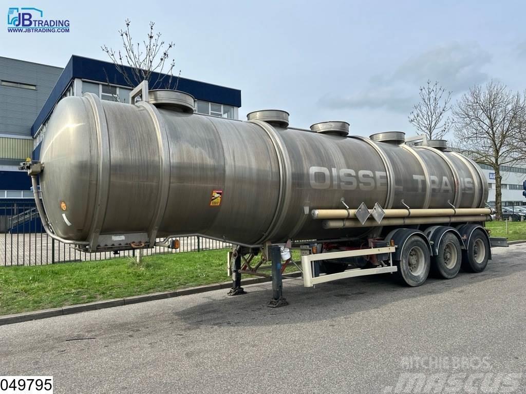 Magyar Chemie 37500 Liter RVS Tank, 1 Compartment Cisternové návesy