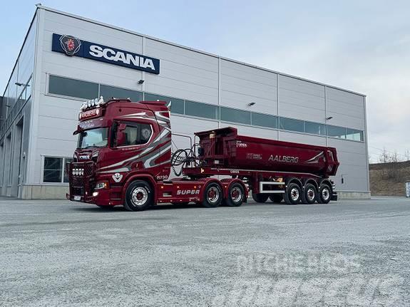 Scania R 730 A6x4NB Tipptrekker med 2020 mod Carnehl Tipp Ťahače