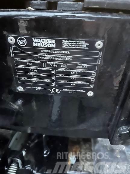 Wacker Neuson 803 Dual power Mini rýpadlá < 7t