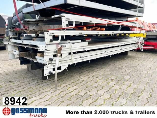  Andere Pritschenaufbau, 3x Vorhanden! Plošinové nákladné automobily/nákladné automobily so sklápacími bočnicami