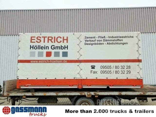  Andere Pritschenaufbau mit Plane Plošinové nákladné automobily/nákladné automobily so sklápacími bočnicami