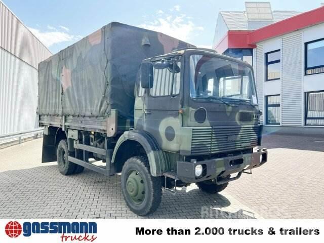 Iveco 110-17 AW 4x4, Ex-Bundeswehr, Küche Plošinové nákladné automobily/nákladné automobily so sklápacími bočnicami