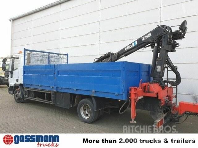 Iveco Euro Cargo ML 80 E 18, Hiab Kran 060-2 Plošinové nákladné automobily/nákladné automobily so sklápacími bočnicami