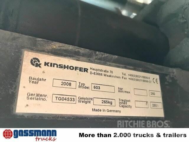 Kinshofer KM 603-250c Grabgreifer, 8x VORHANDEN Autožeriavy, hydraulické ruky