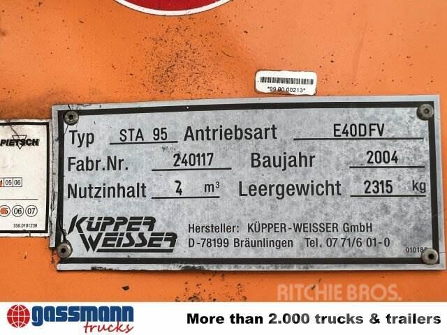 Küpper-Weisser STA 95 Salzstreuer auf Abrollrahmen, ca. 4m³ Ďalšie príslušenstvo traktorov