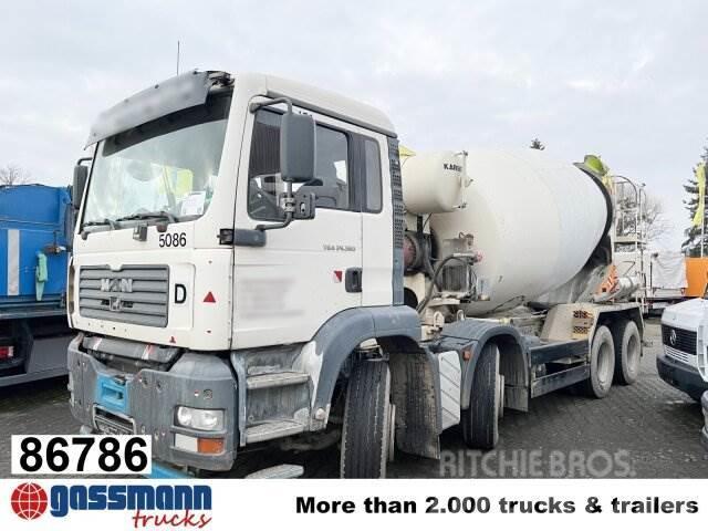 MAN TGA 35.360 8X4 BB, Betonmischer Karrena 10m³ Ďalšie nákladné vozidlá