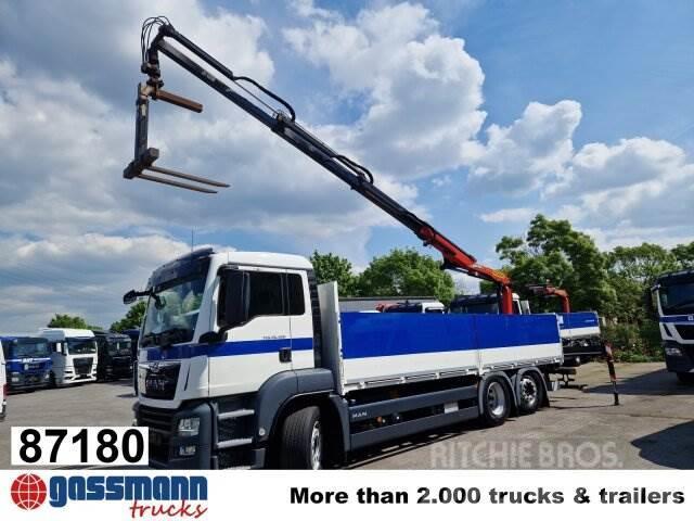 MAN TGS 26.420 6X2-4 BL, Intarder, Lenk-/Liftachse, Plošinové nákladné automobily/nákladné automobily so sklápacími bočnicami