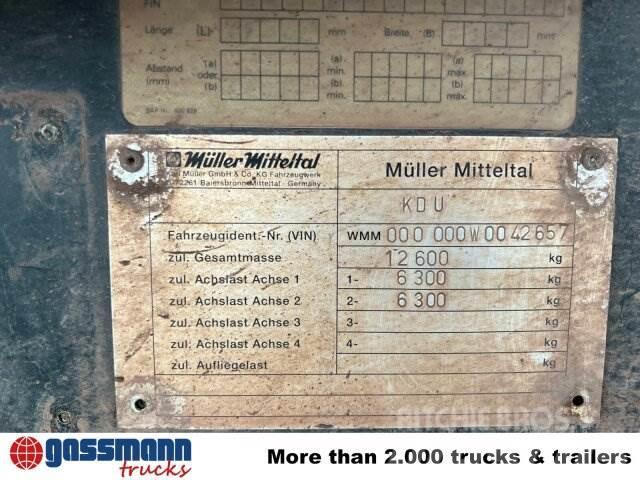 Müller-Mitteltal KDU 12.6, Ex-Bundeswehr Vyklápacie prívesy