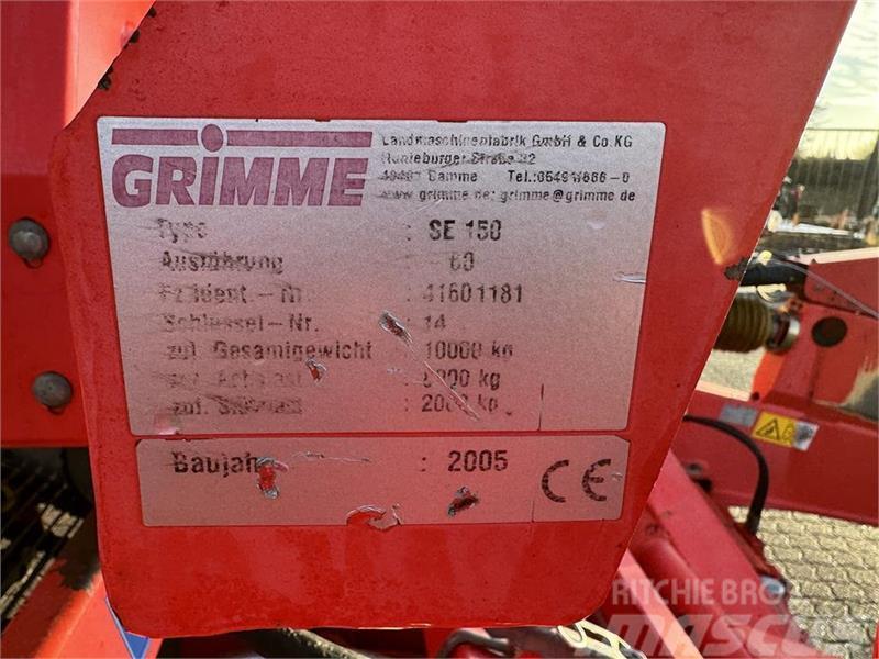 Grimme SE-150-60-UB Zemiakové kombajny