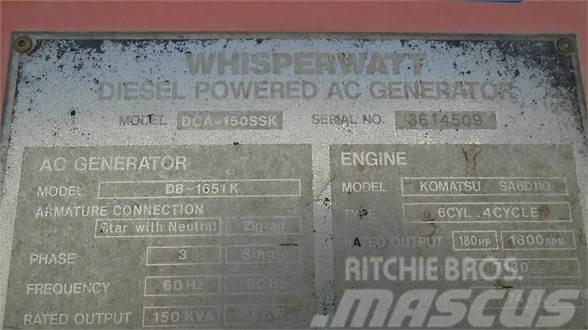 MultiQuip WHISPERWATT DCA150SSK Naftové generátory