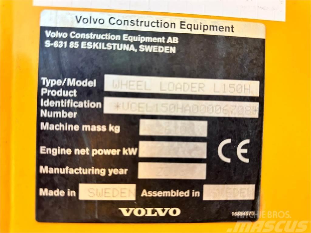  2018 Volvo L150H Kolesové nakladače