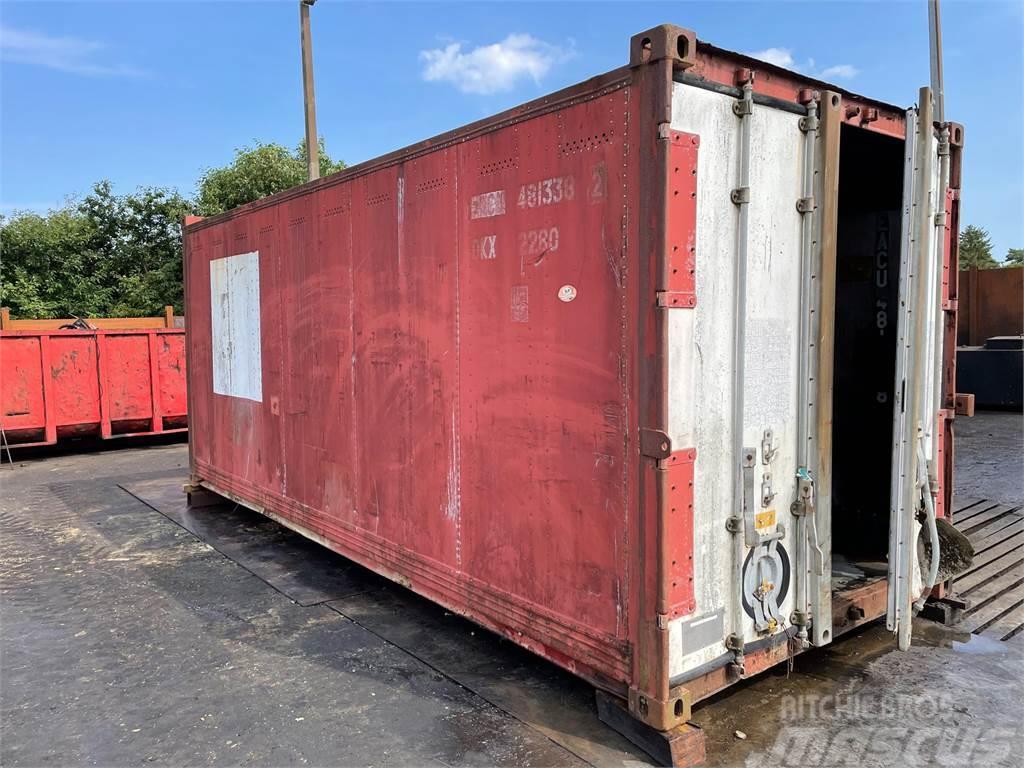  20FT container, lukket, til dyrehold eller lign. Skladové kontajnery