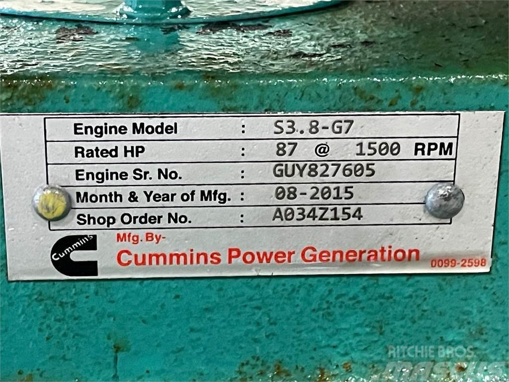Cummins S3.8-G7 motor (Mercedes OM314) - komplet med køler Motory