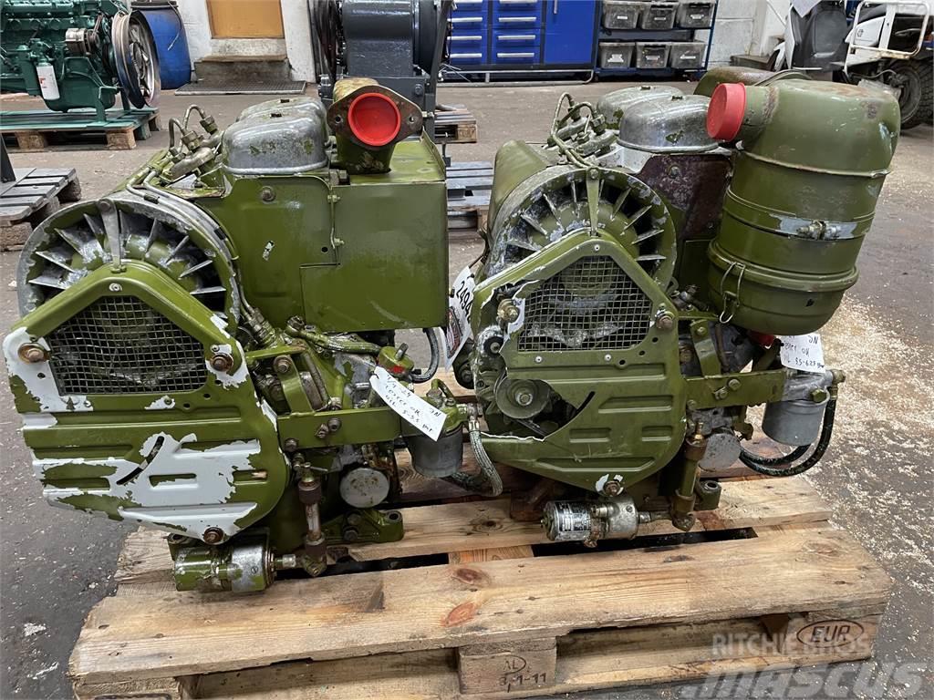Deutz F2L511 motor, luftkølet, ex. army Motory