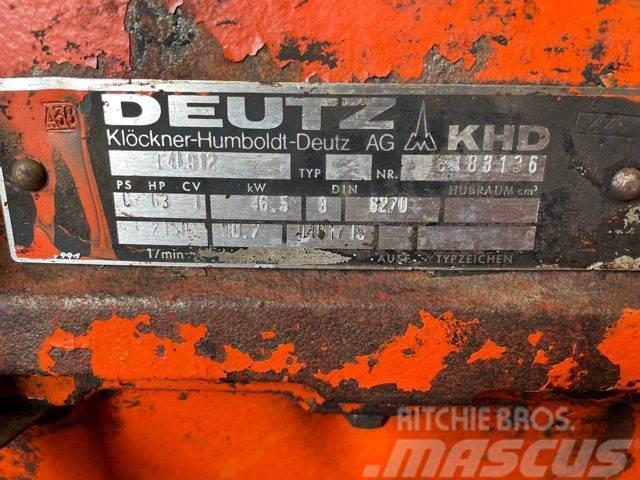 Deutz F4L 912 motor - kun til dele Motory