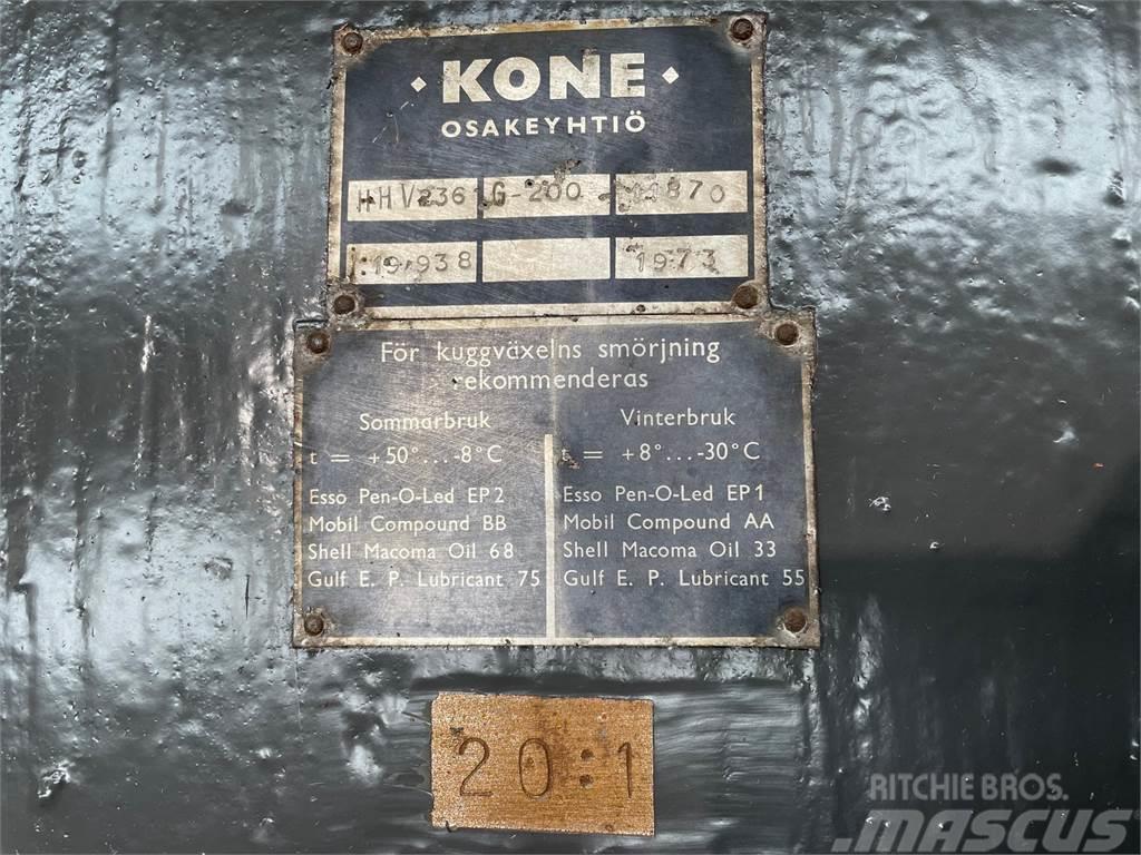 Kone Type HHV236 gear - 20:1 Prevodovky