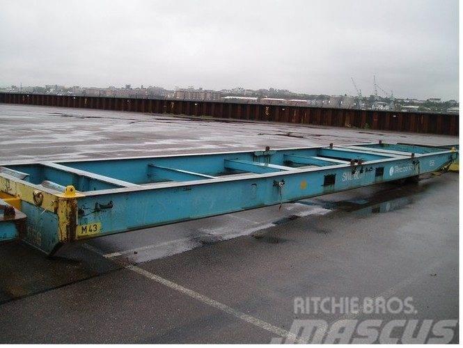 Mafi trailer - 40 ft./60 ton - 1 stk Podvalníkové návesy