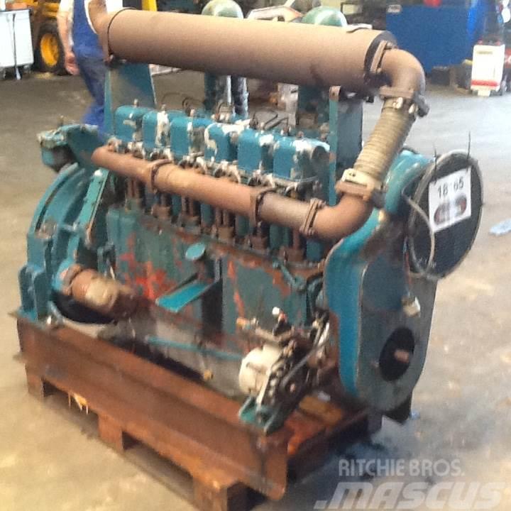 Ruston Type 6YDAN 6 cyl. luftkølet motor Motory