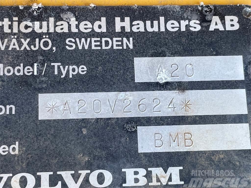 Volvo A20 dumper 6 x 6 - til ophug Stavebné sklápače