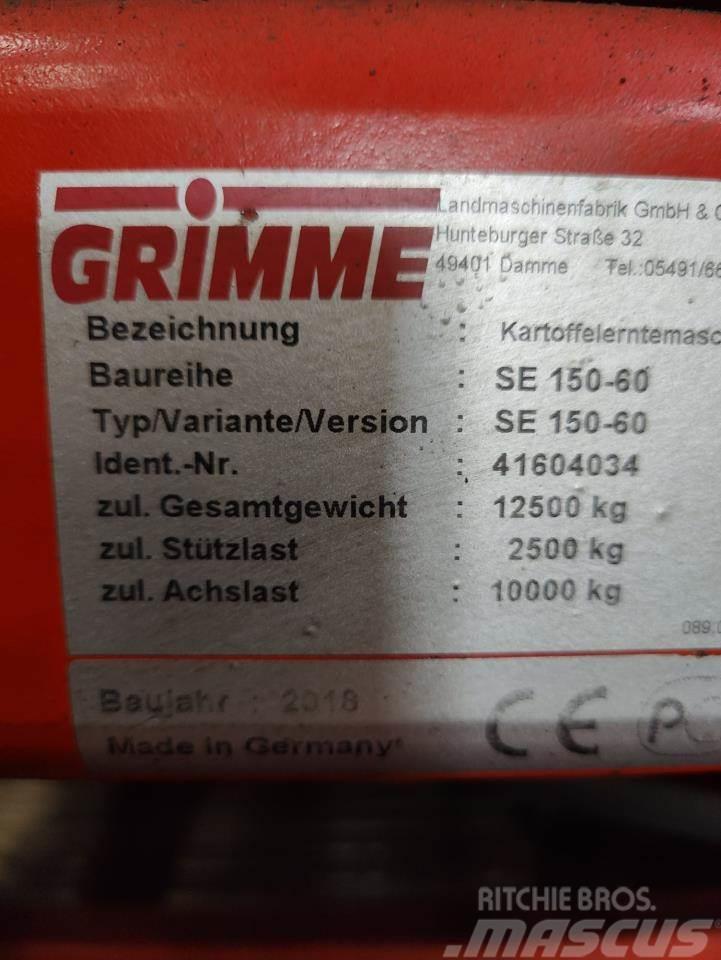 Grimme SE150-60UB-XXL Zemiakové kombajny