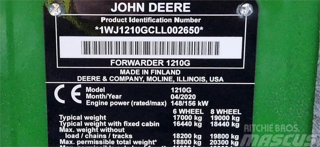 John Deere 1210G Lesné traktory