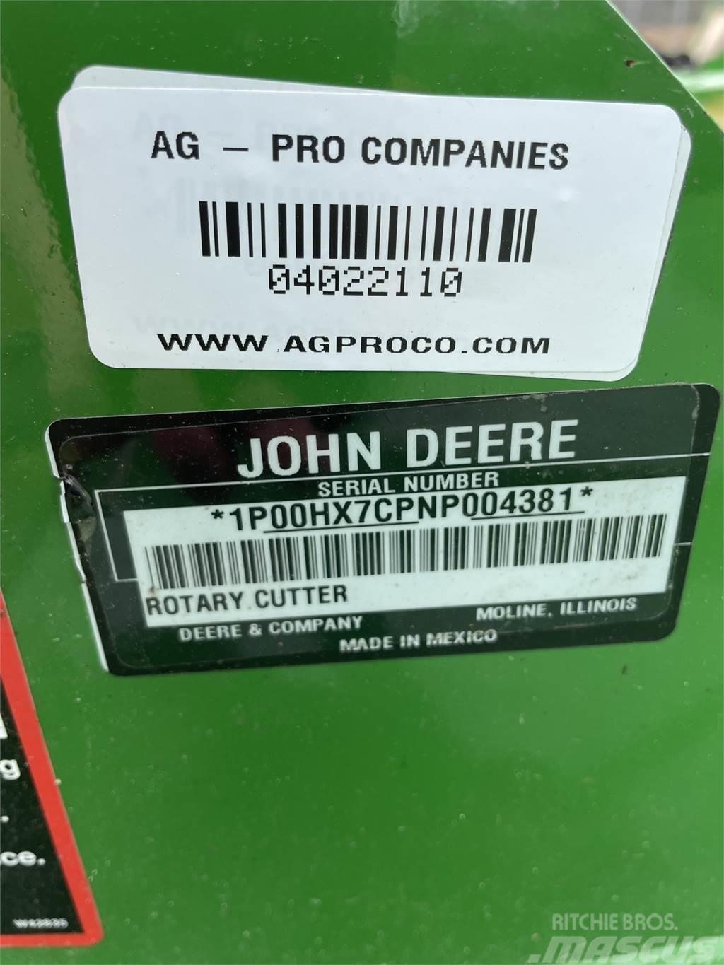 John Deere HX7 Drviče a rezače balíkov