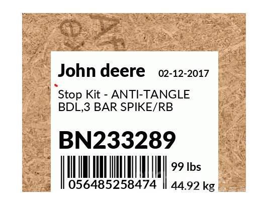 John Deere New Anti-Tangle kit for 2310 Ďalšie stroje na spracovanie pôdy a príslušenstvo