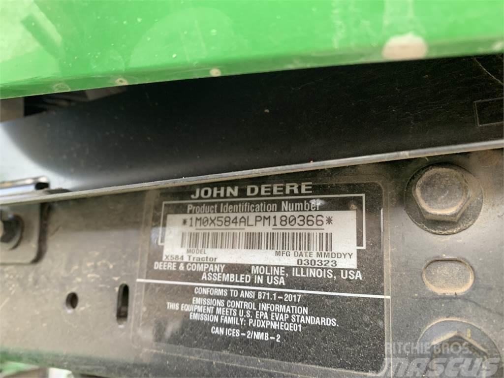 John Deere X584 Kompaktné traktory