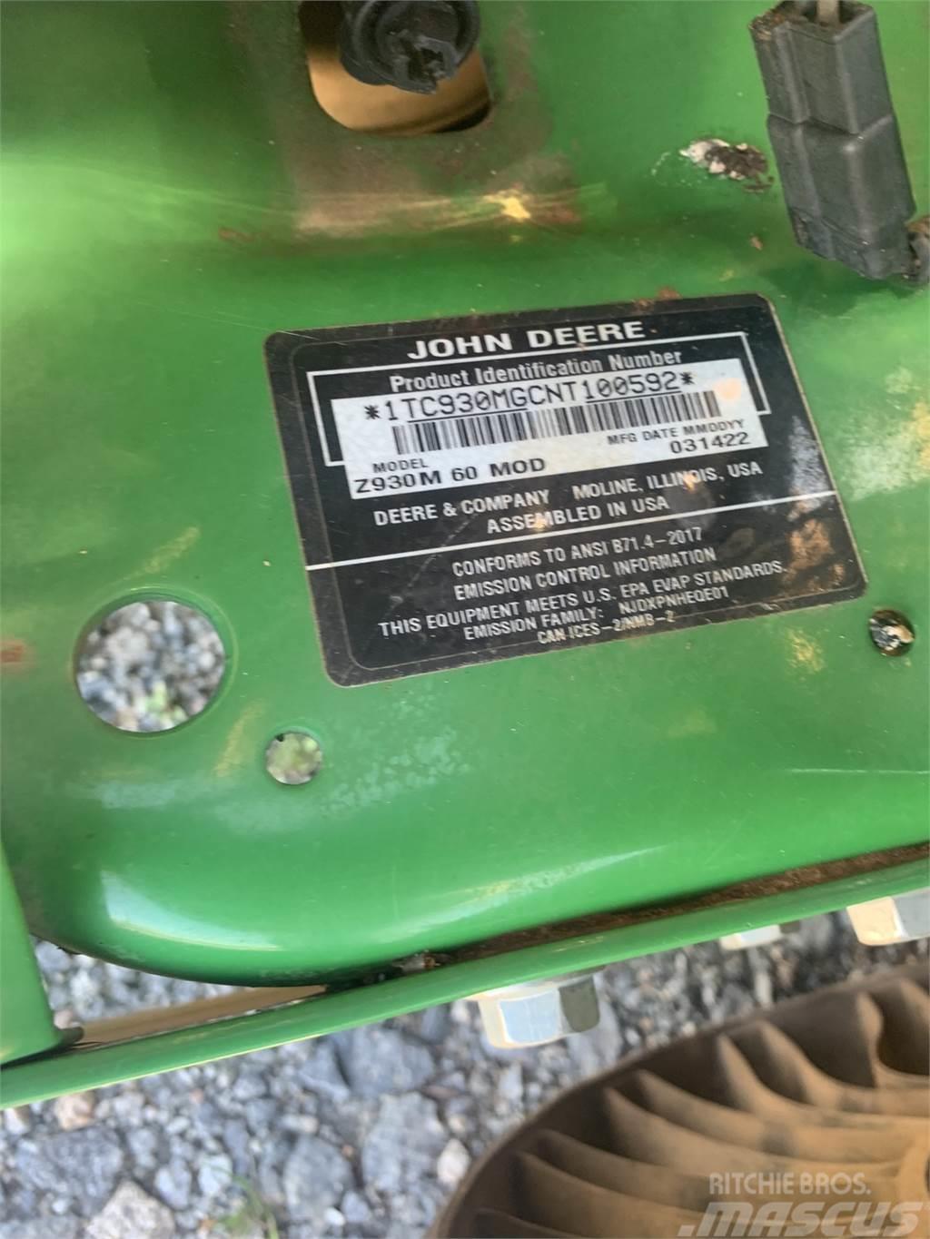 John Deere Z930M Kosačky s nulovým polomerom otáčania