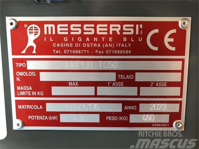 Messersi TC50 m. skovl Stavebné sklápače