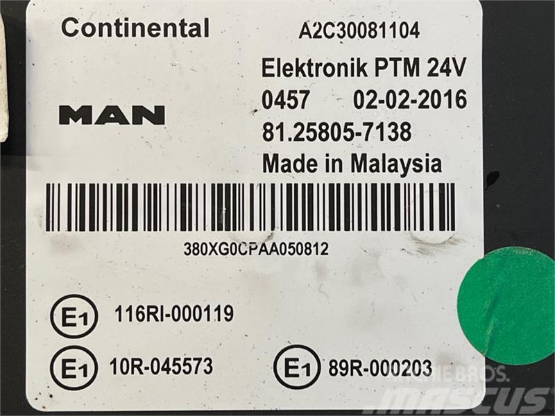 MAN MAN PTM ECU 81.25805-7138 Elektronika