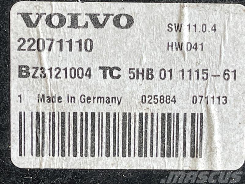 Volvo VOLVO ECU HEATING 22071110 Elektronika