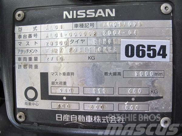 Nissan AL01A09D LPG vozíky