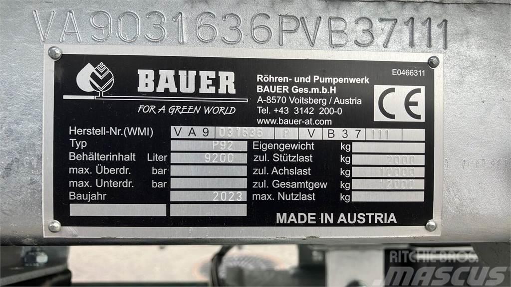 Bauer P 92 Aplikačné cisterny