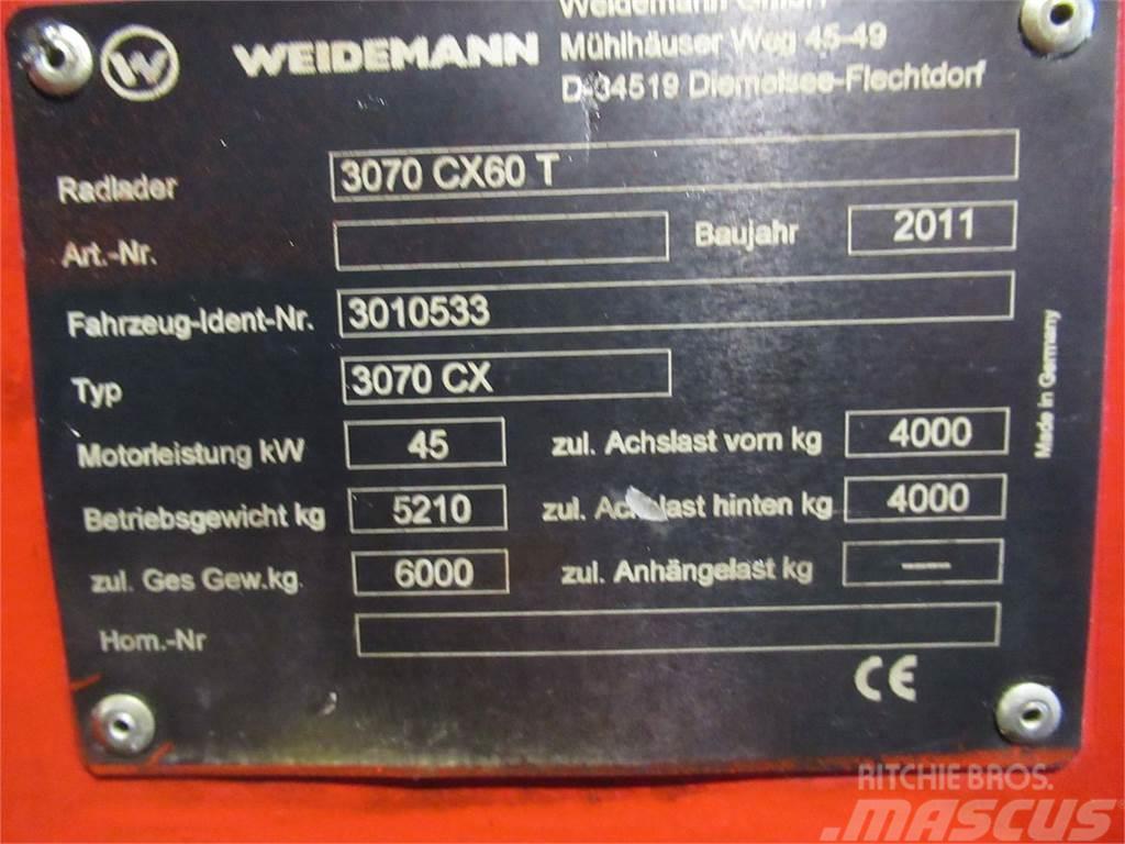 Weidemann 3070 CX60 Čelné nakladače a rýpadlá