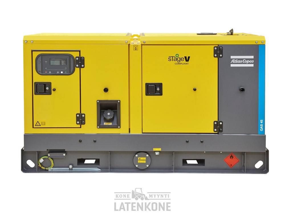 Atlas Copco QAS 45 50 Hz Generaattori StageV Box Naftové generátory