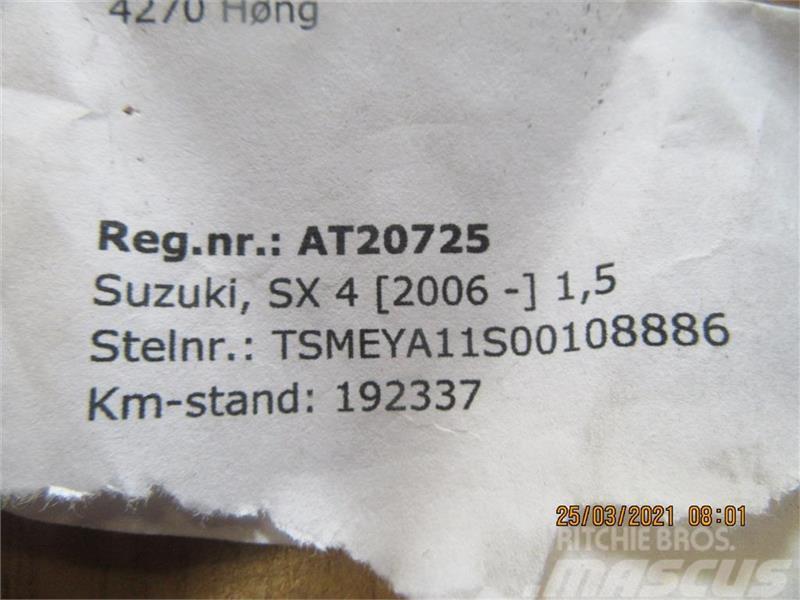  - - -  4 Komplet hjul for Suzuki SX4 Náhradné diely nezaradené