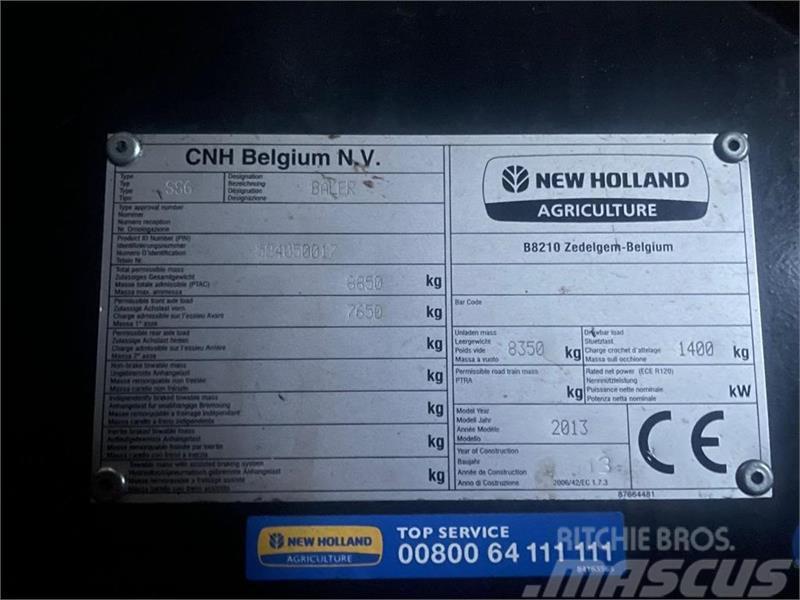 New Holland BB 1290 RC Lisy na hranaté balíky