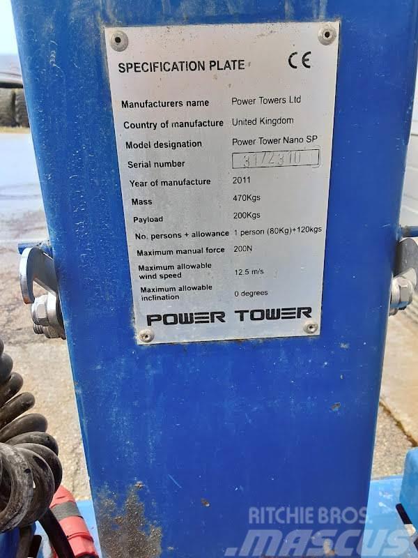 Power TOWERS NANO SP Ďalšie zdvíhacie zariadenia a plošiny