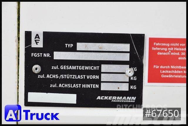 Ackermann 1 Achs Koffer+ Schiebeplane 3100mm innen Skriňové prívesy
