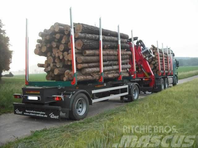 Ebert KHA 18 Kurzholz-Anhänger NEU Prívesy na prepravu dreva