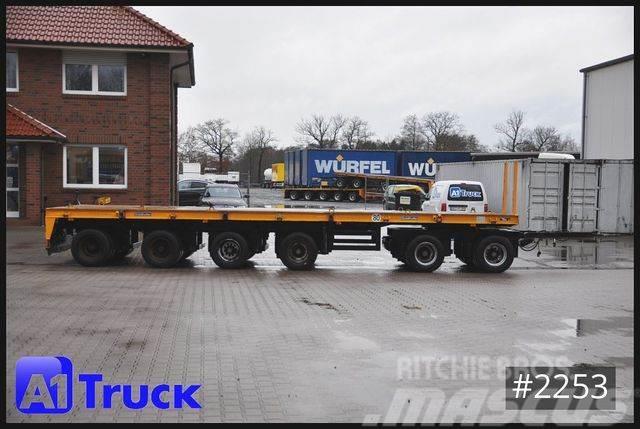 Goldhofer 6achs Plattform, Ballast, Lenkachse, 60to., Schw Nízko rámové nákladné automobily